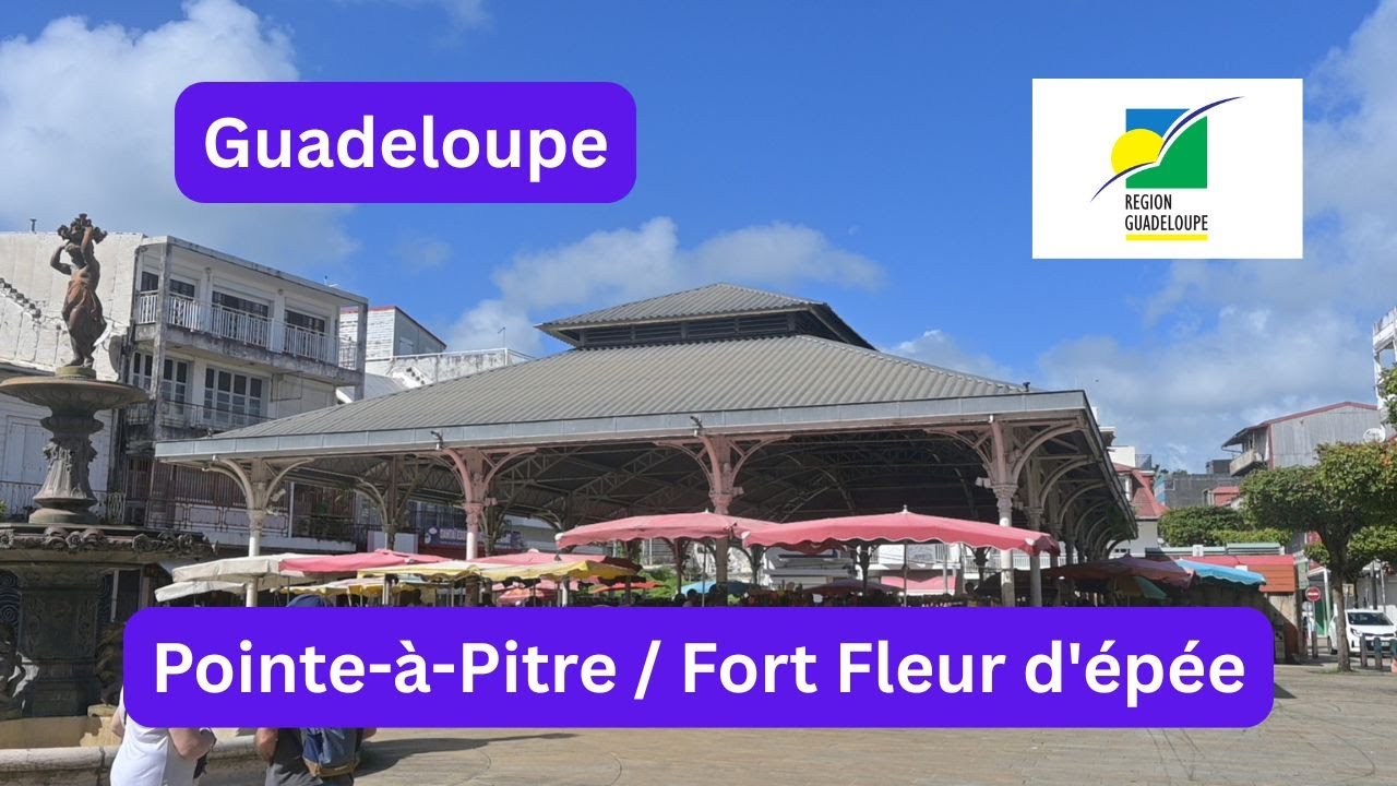 A visit to Pointe-à-Prite, a fort and Sainte Anne at night. Let's explore it.