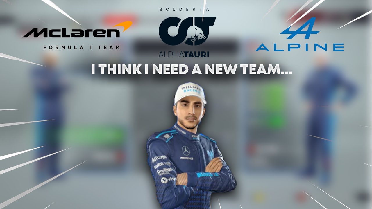 F1 22 career mode but i think i need a new team...