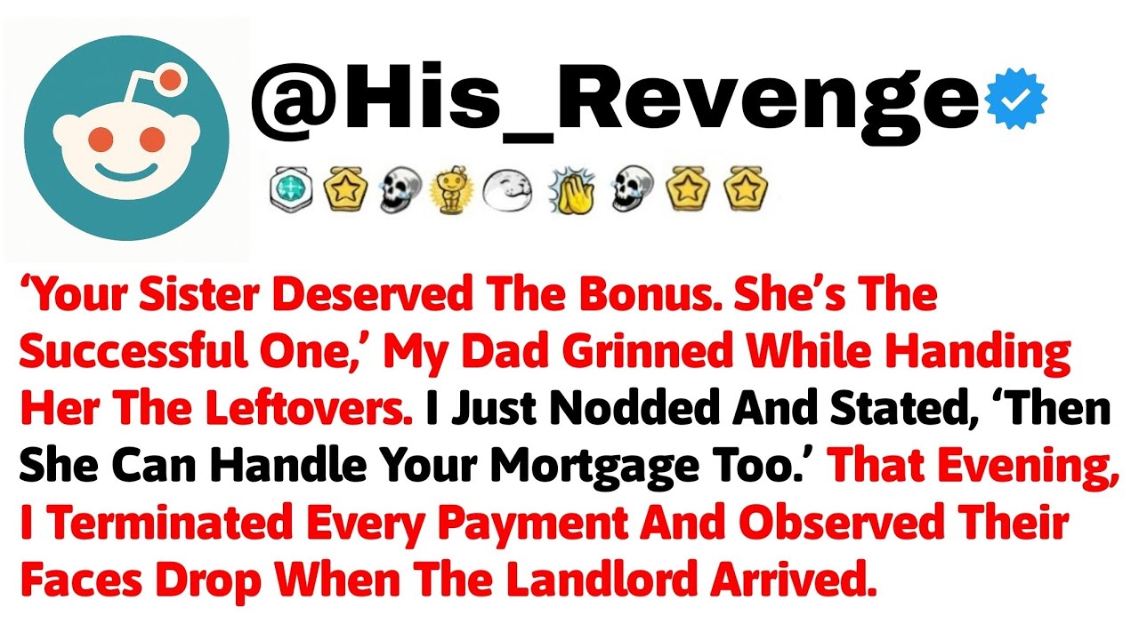 ‘Your Sister Deserved The Bonus. She’s The Successful One,’ My Dad Grinned While Handing Her The Lef