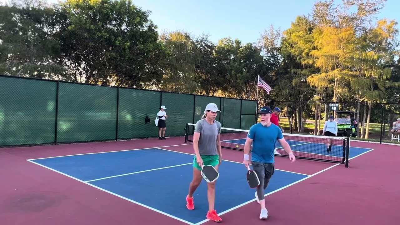 5.0 Mixed Gold Medal Pickleball Game Eva Welsher Ivan Lendl vs Camila Mendes David Kaye
