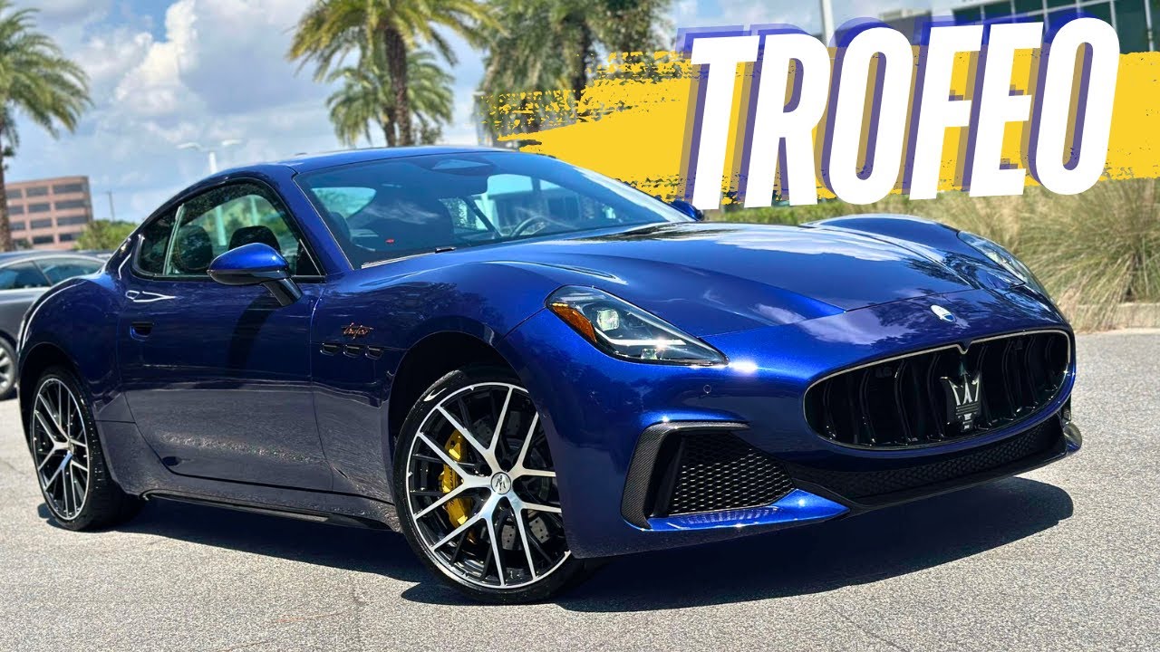2024 Maserati Granturismo Trofeo Is The Most Powerful Gas Model GT In Their Lineup!