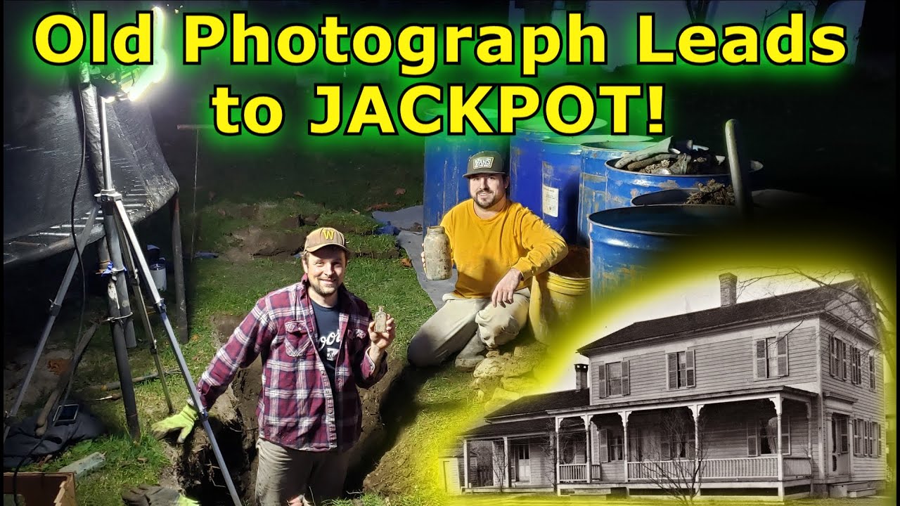 Old Photograph Leads to an Incredible Find Buried Behind 180 Year Old House Back Yard Privy Digging