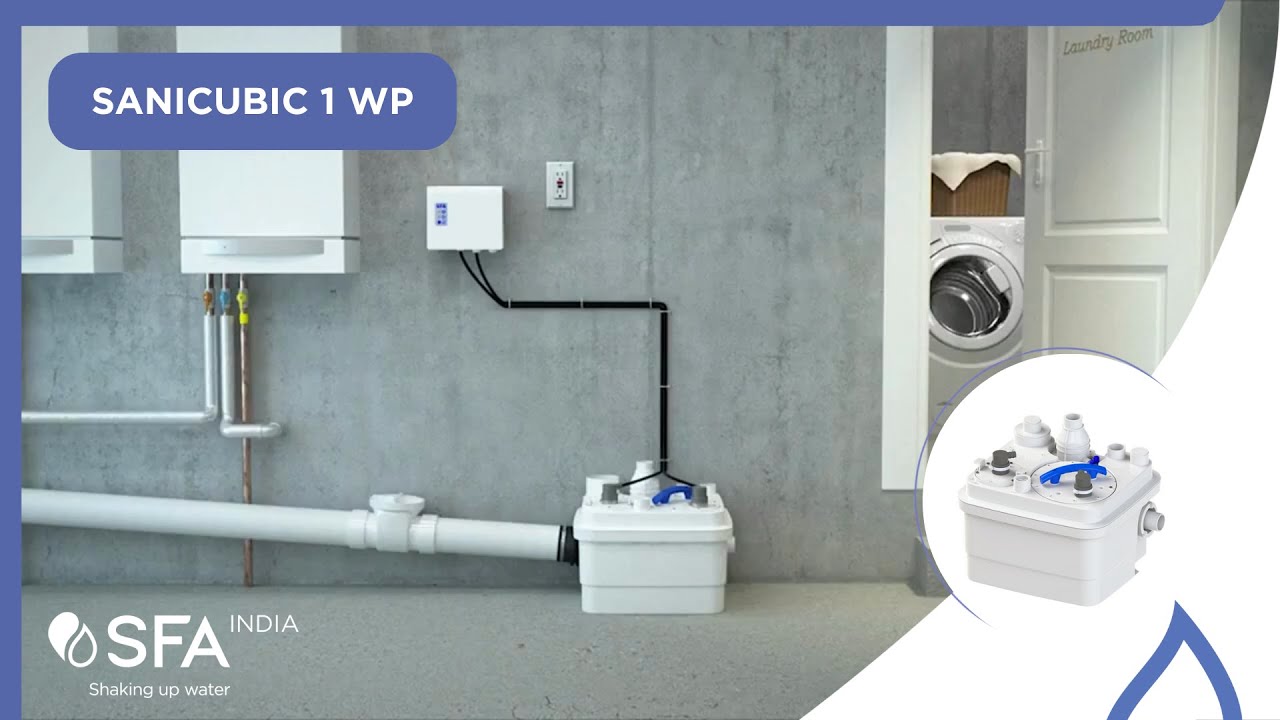 Sanicubic 1 WP - The Ideal Lifting Station for Commercial Environments