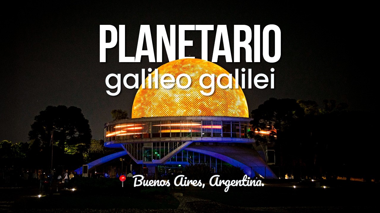 Un planazo de verano: visitá el Planetario Galileo Galilei en Buenos Aires ✨ pura ciencia y magia!