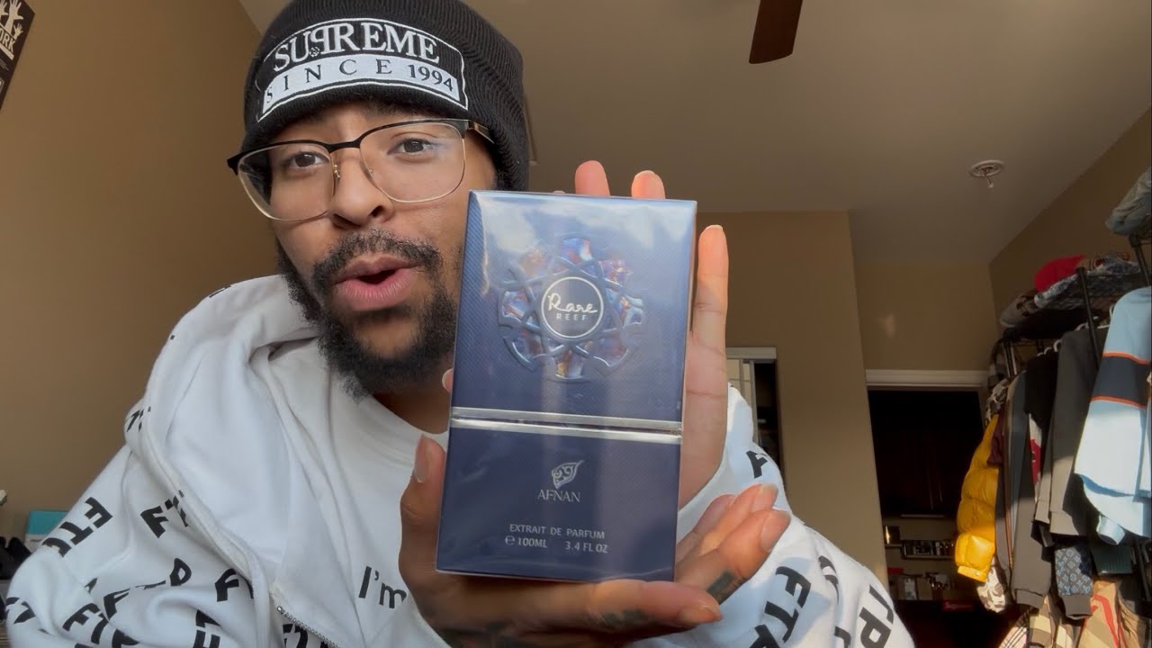 AFNAN RARE REEF UNBOXING AND FIRST IMPRESSIONS REVIEW. BEST PACIFIC CHILL CLONE ? 🤷🏽‍♂️