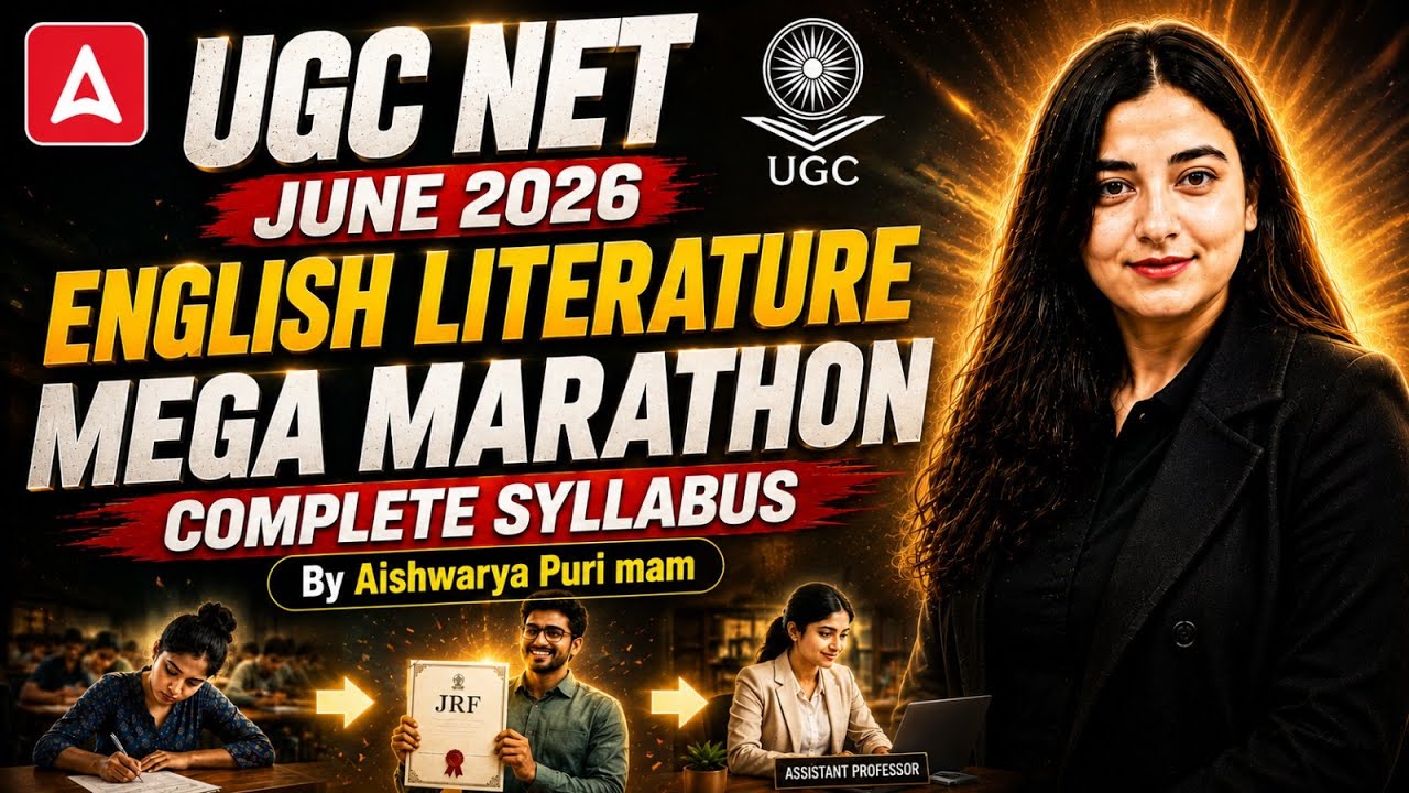 UGC NET English Literature Marathon | UGC NET English All 10 Units Full Revision By Aishwarya Mam