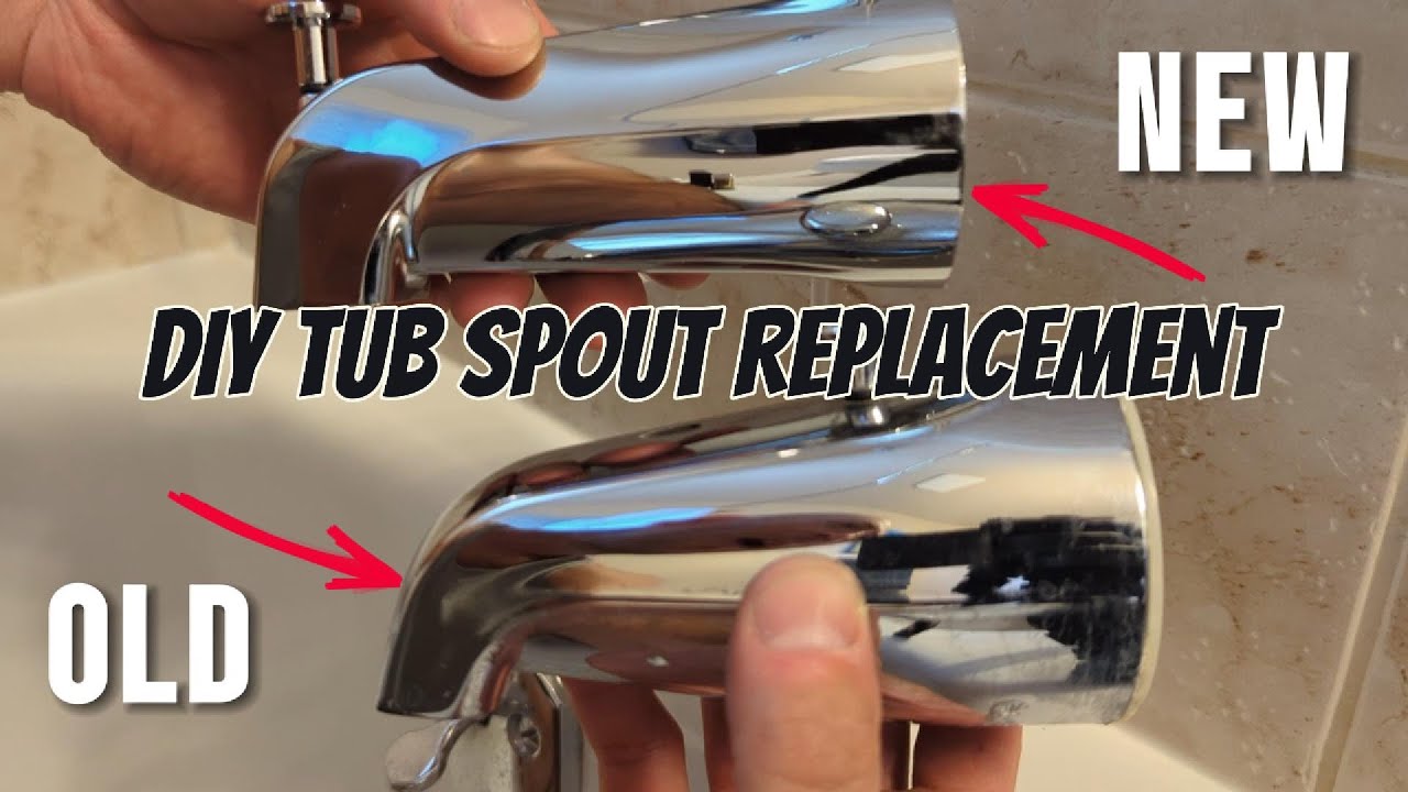 DIY TUB SPOUT REPLACEMENT 🚰 - FAST AND EASY KIT INSTALLATION ✔