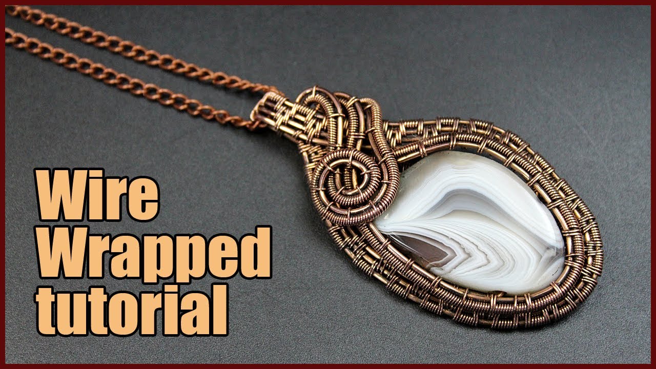 Handmade wire jewelry - wire wrap tutorials. Wire Wrapped Stone Pendants, DIY.
