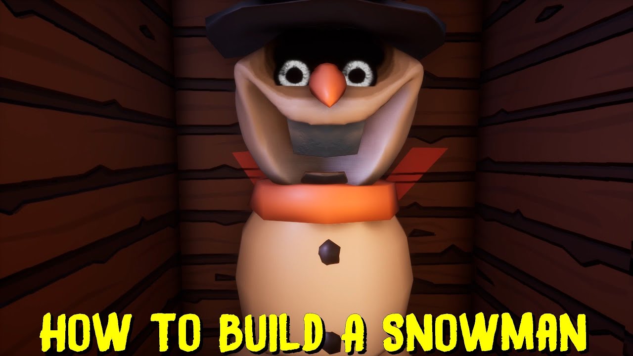 How To Build A Snowman Full Playthrough Gameplay (Horror Game)
