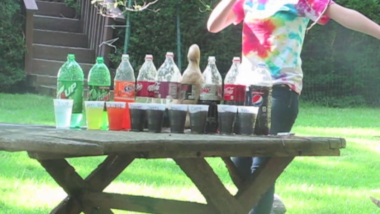 Soda and Mentos Experiment
