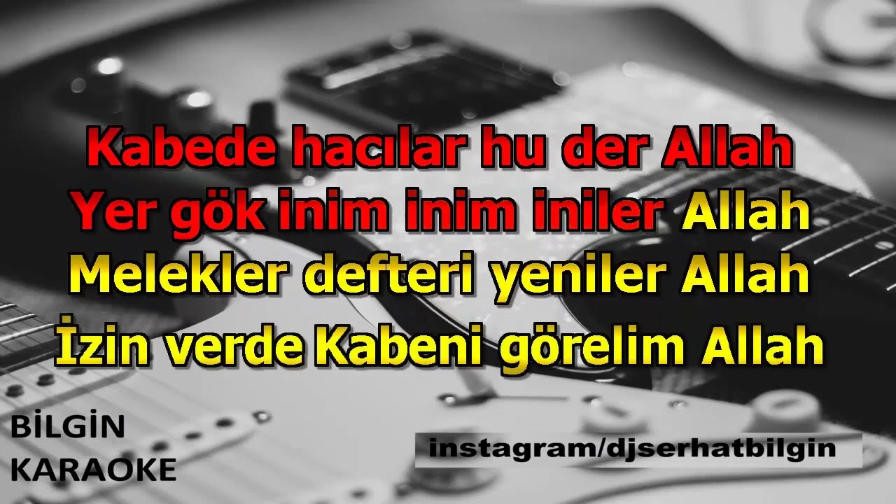 Abdurrahman Önül x Celal Karatüre - Kâbede Hacılar (Karaoke) Orjinal Stüdyo