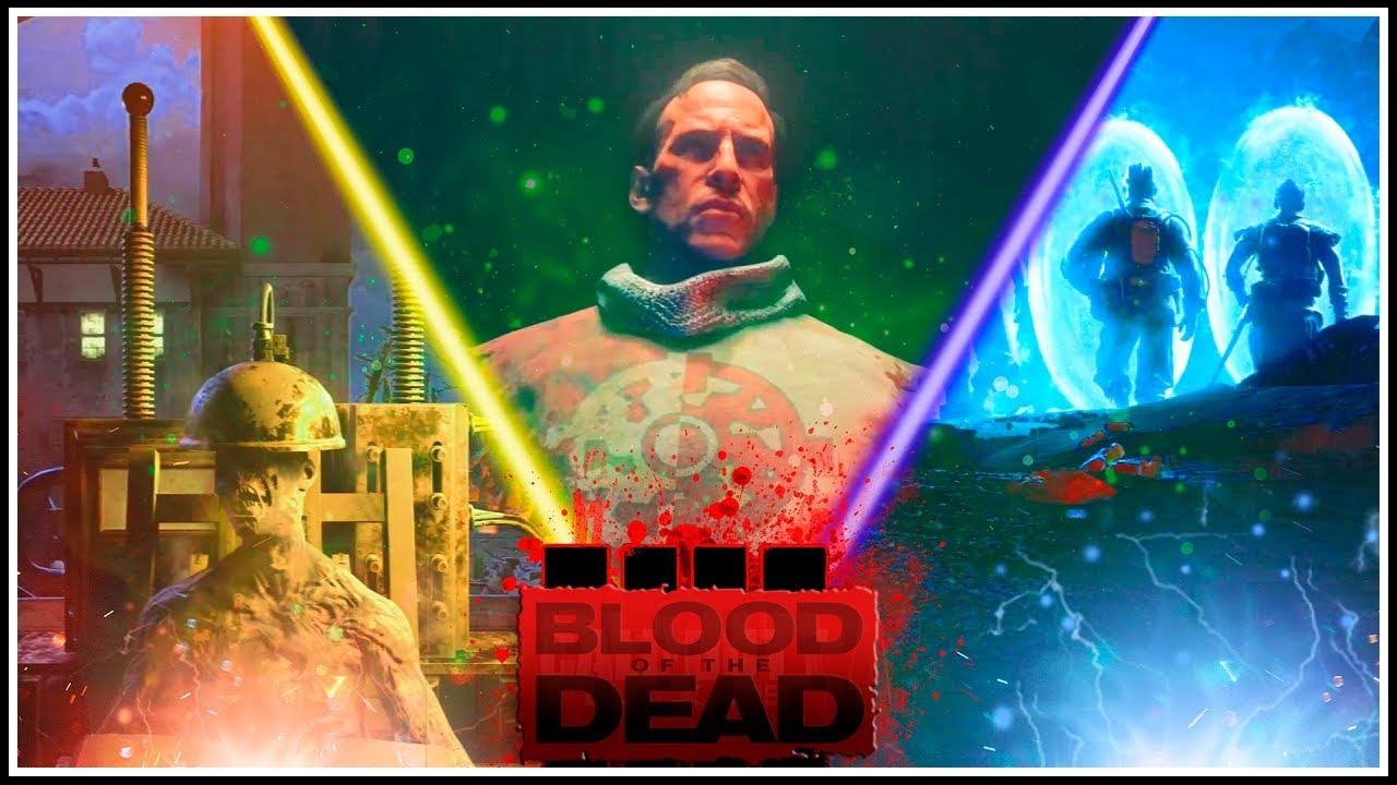 TODAS LAS CINEMÁTICAS DE BLOOD OF THE DEAD || BRUTUS, RICHTOFEN PRIMI... (Black Ops 4 Zombies)