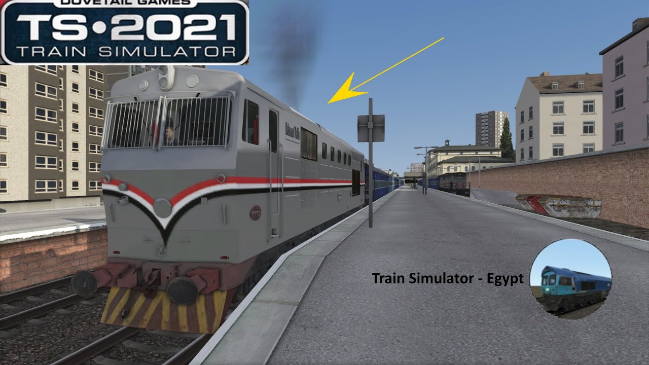 مدينة أسيوط داخل محاكي القطار بالقطار الهانشيل - Train Simulator