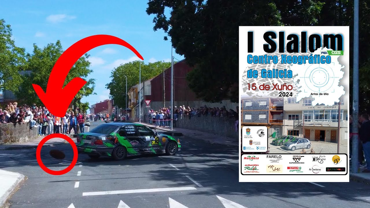 Slalom Antas de Ulla 2024 dron video | DJI MINI 2