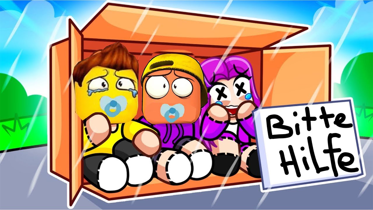 Unsere Baby Plüschtiere sind obdachlos in Roblox …