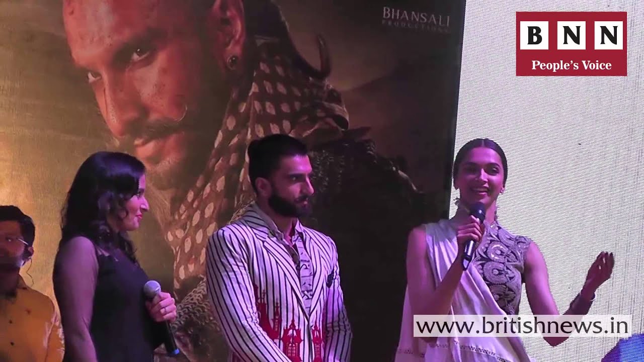 Ranvir & Deepika at A'bad for Bajirao Mastani's Promotion By BNN