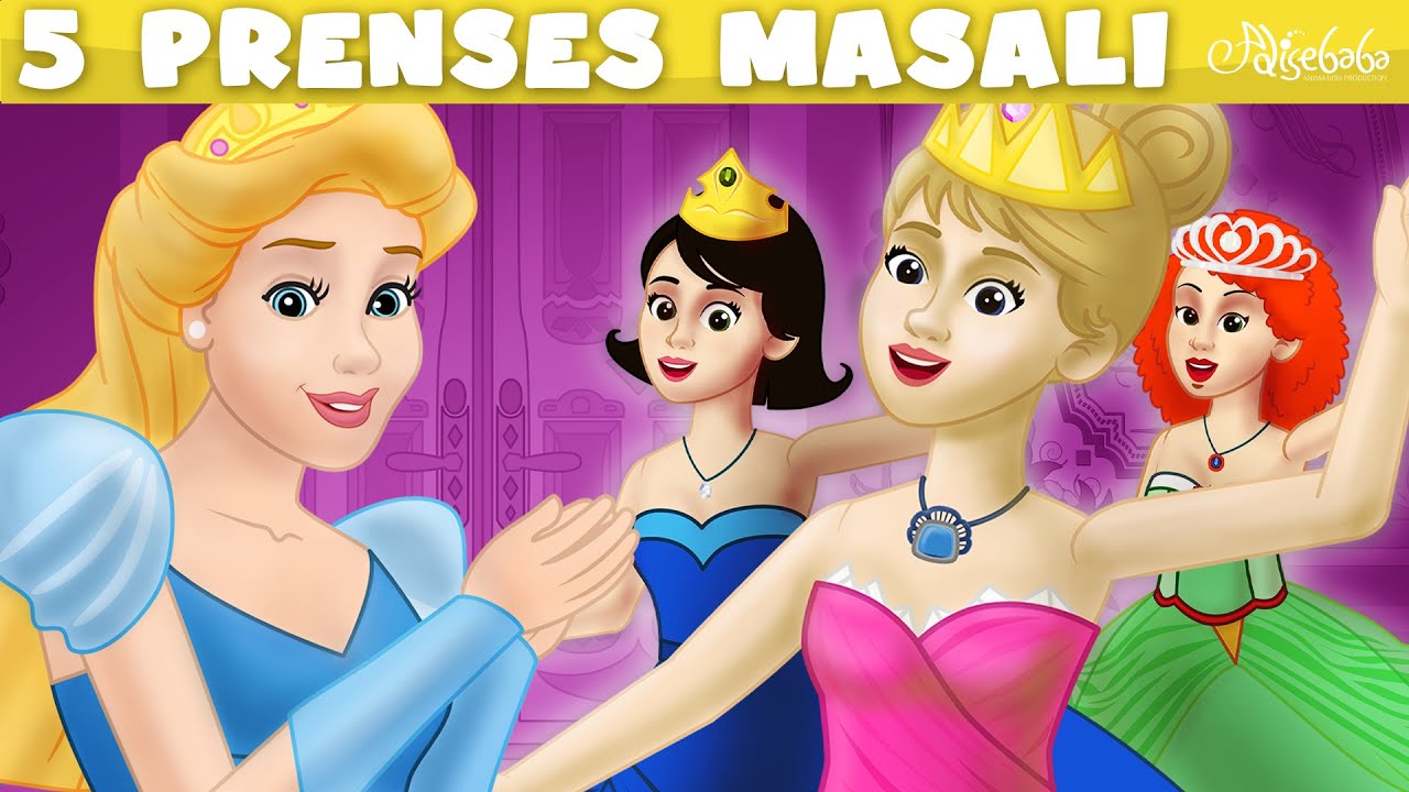 Prenses ve Bezelye Tanesi ve 5 Prenses Masalı | Prenses Hikayeleri | Adisebaba Masallar