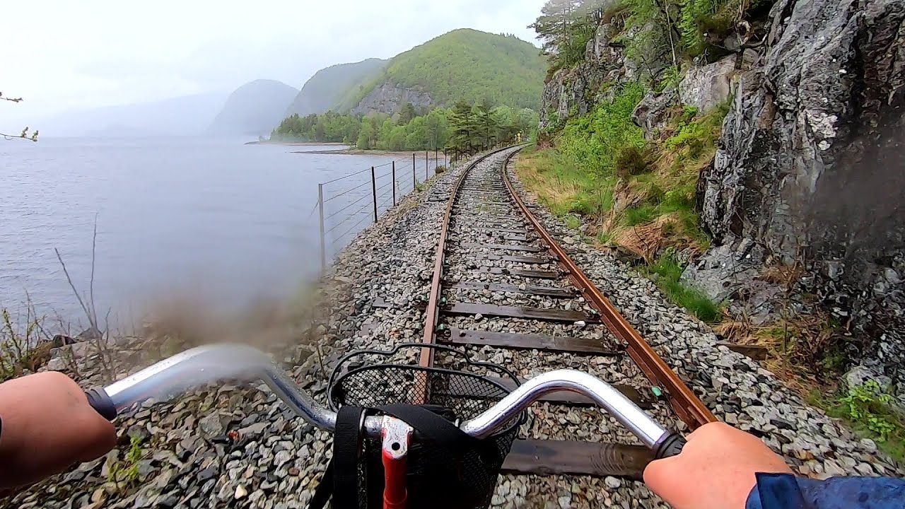 Draisinenfahrt in Flekkefjord