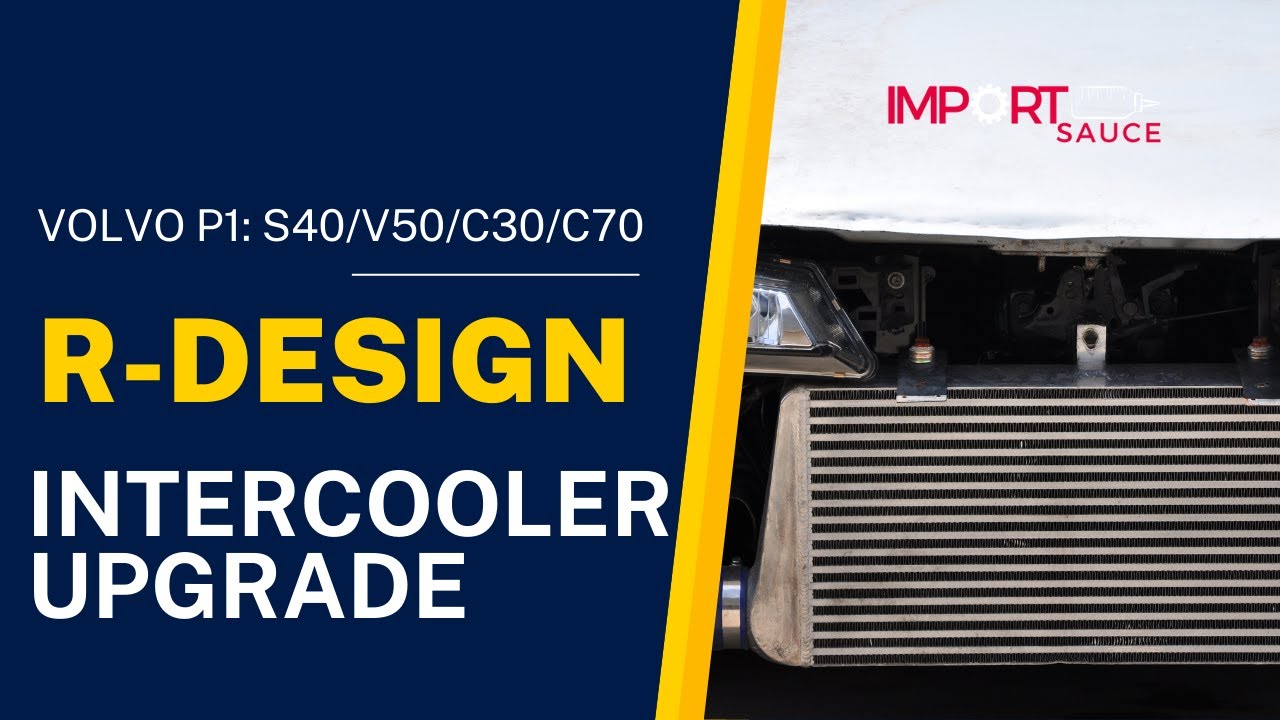 Volvo S40/C30/C70/V50 $300 Double The Intercooler Size & Reduce Intake Temps by 18 Degrees Overview