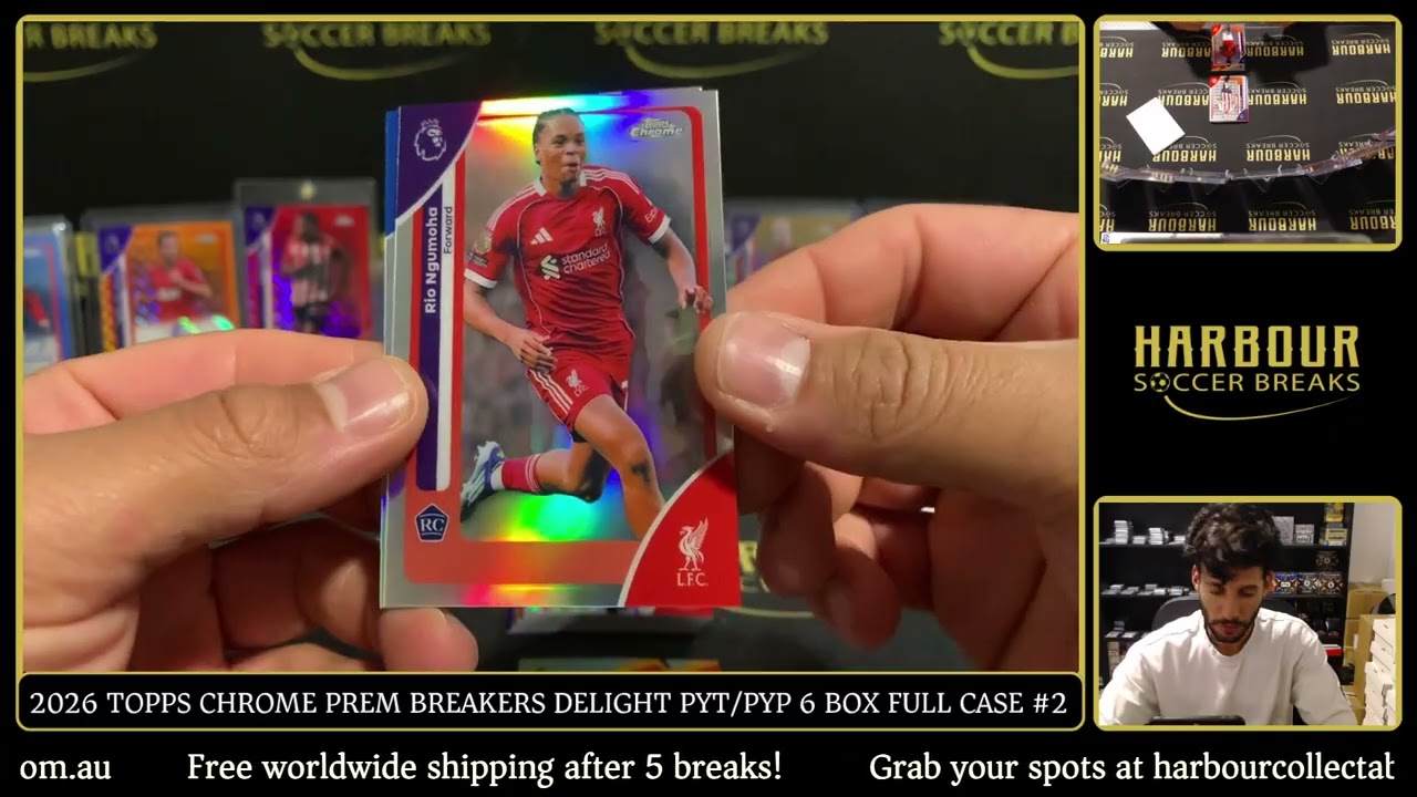 Break #2 - 2026 Topps Chrome Premier League Breakers Delight PYT/PYP 6 Box Full Case