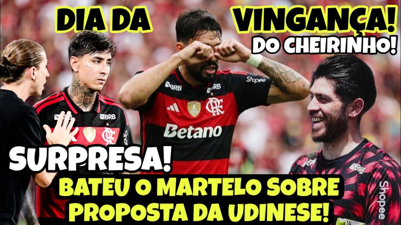 DECISÃO DE ROSSI SOBRE PROPOSTA DA UDINESE! PAQUETÁ TEM CHANCE DE VINGANCA DO CHEIRINHO! SURPRESA HJ
