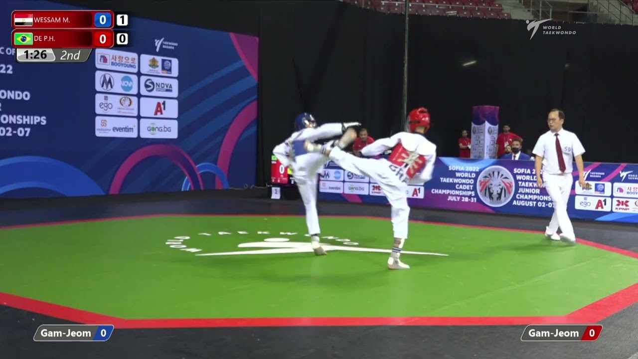 122 R16 Boys  41kg EGY WESSAM M  BRA DE P H