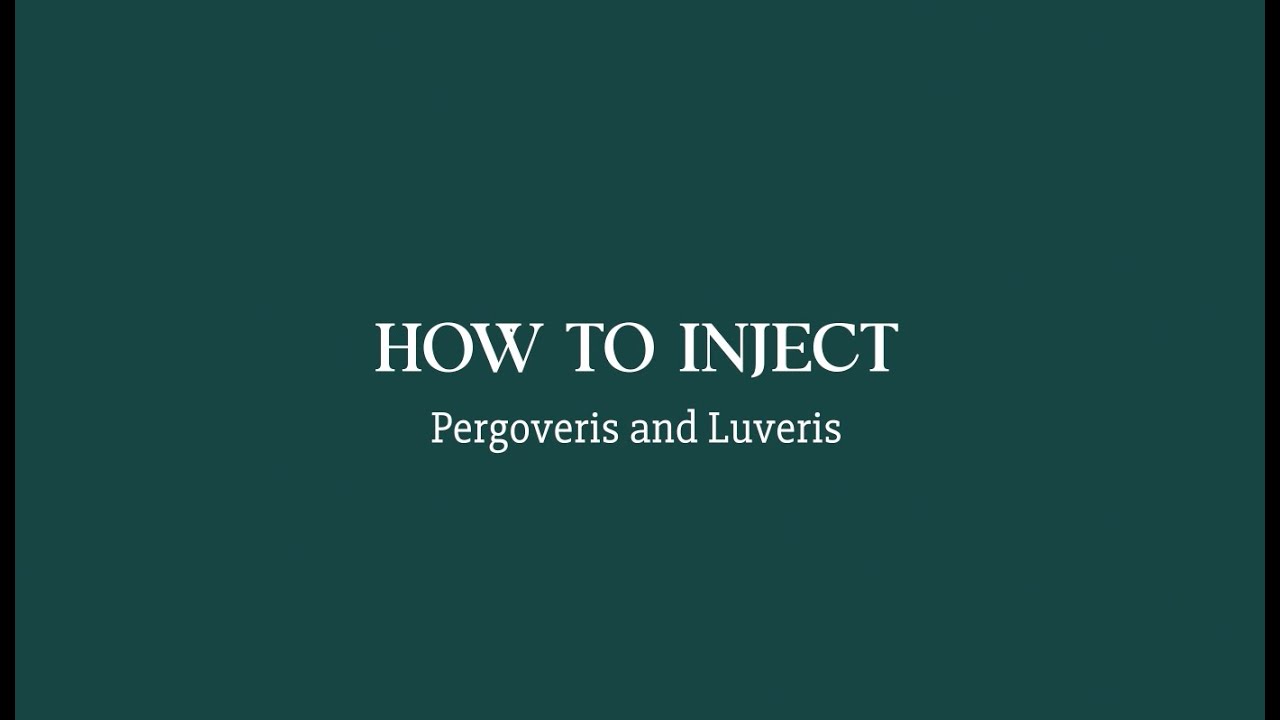 How to use Pergoveris and Luveris fertility medication for IVF or egg freezing.
