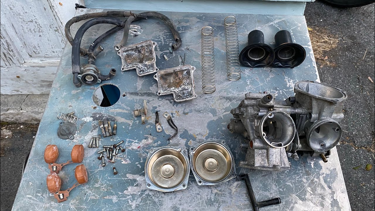Carb Carburetor Tear Down V twin 1986 Honda Shadow 700 VT700C