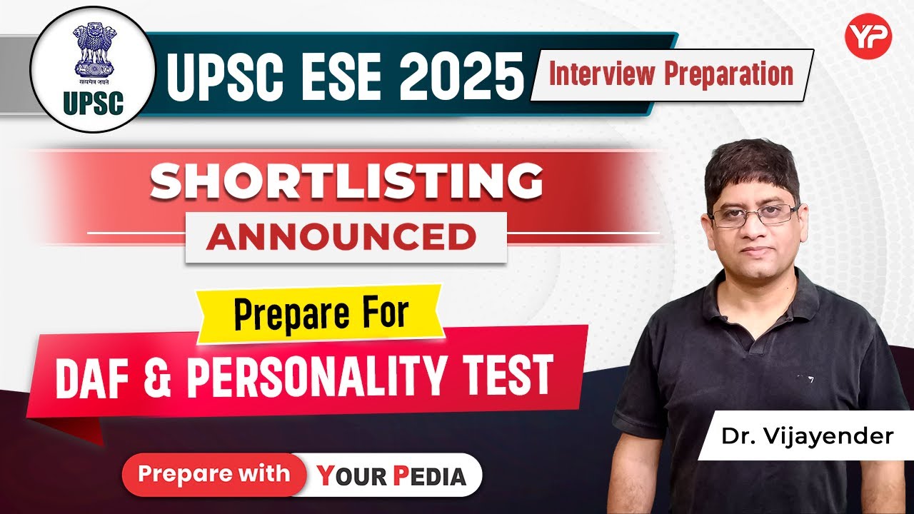 Filling right DAF is most important part of ESE Personality test | ESE  shortlisting & preparation