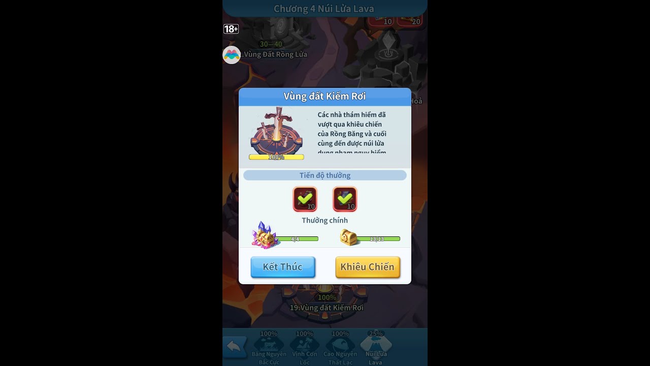 Cổng 19-Vùng Đất Kiếm Rơi-Hero Clash