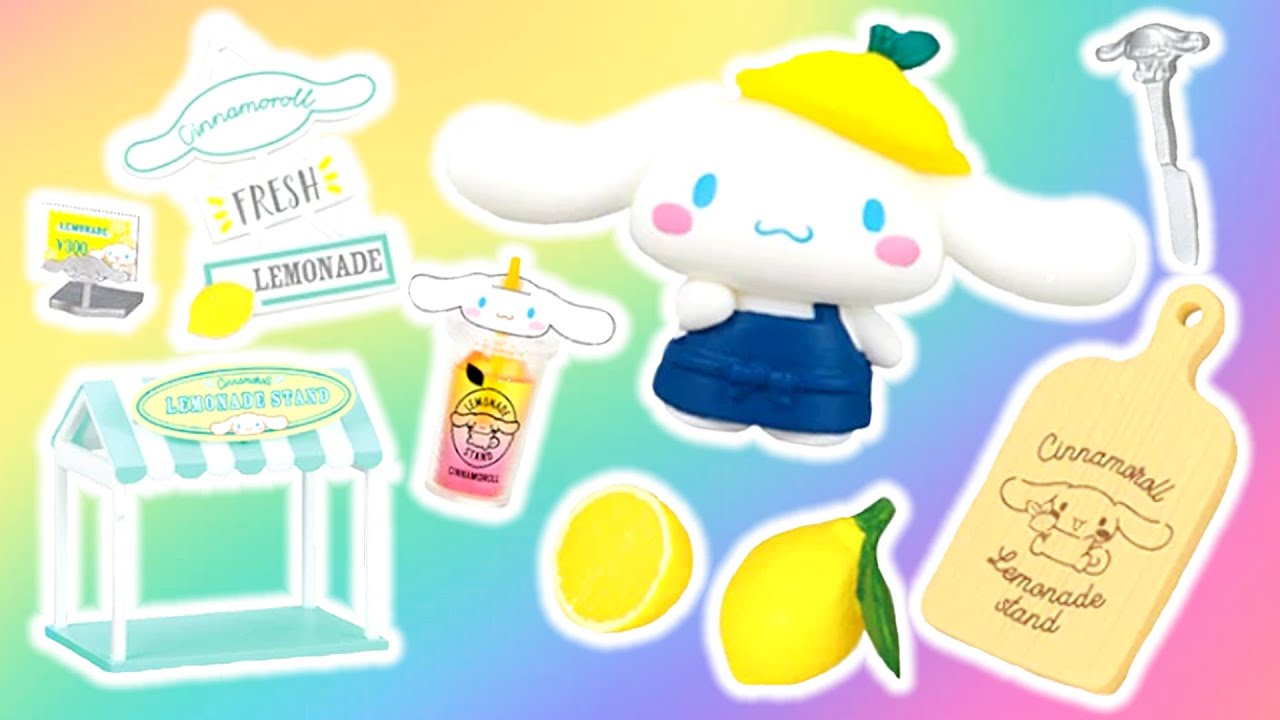 SUGARSTAR UNBOXES SANRIO CINNAMOROLL'S LEMONADE STAND!