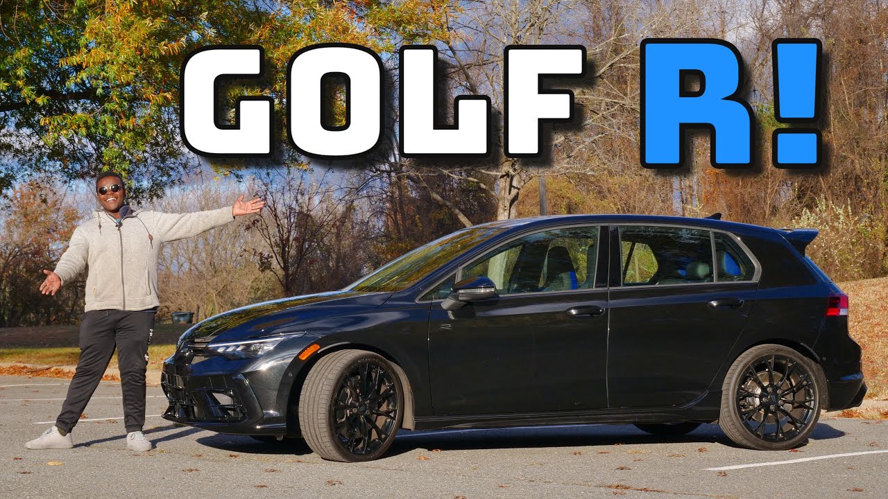 Новый VW Golf R умеет всё! Мощный полноприводный хот-хэтч!