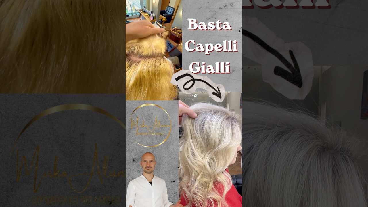 STOP al biondo giallo! Trasformazione naturale senza decolorazione totale 🔥