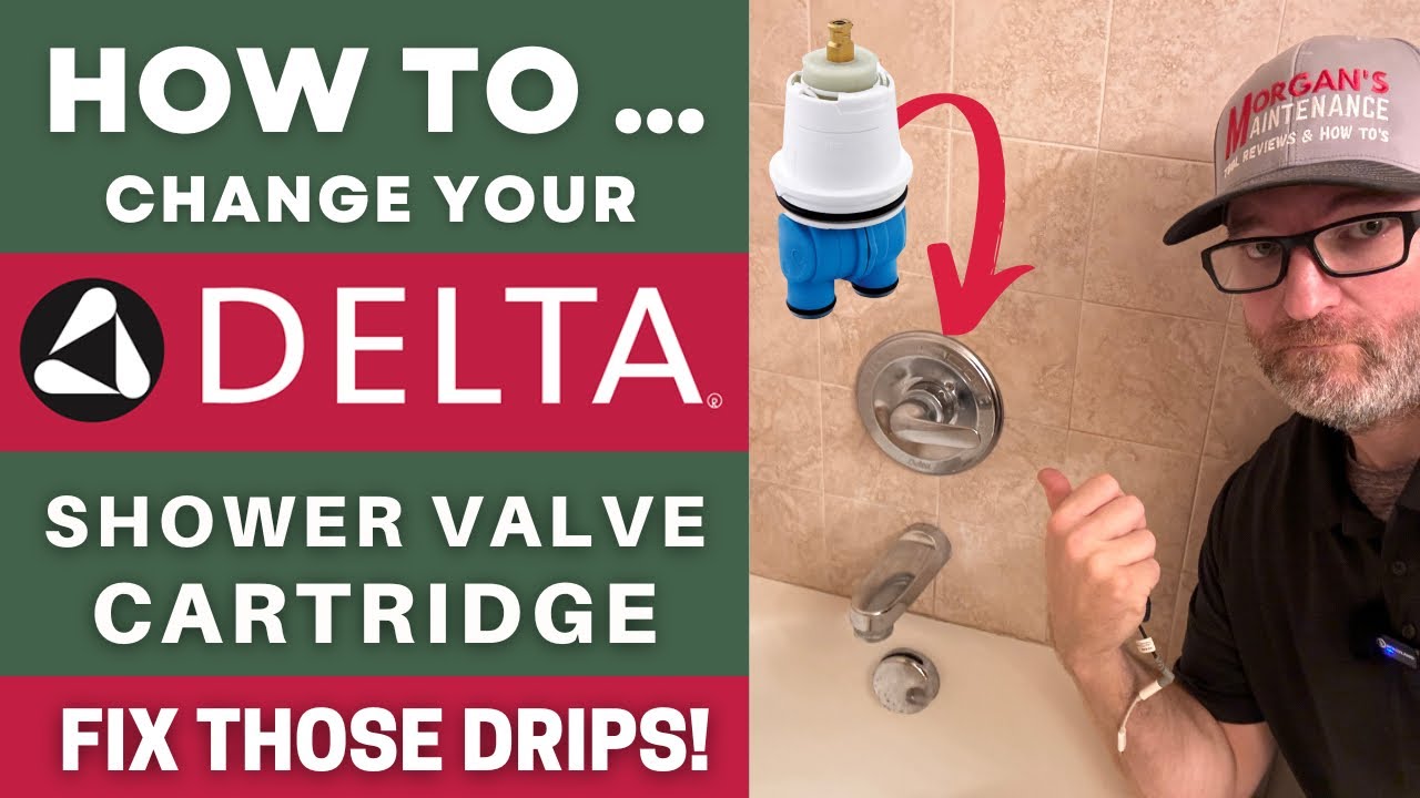 КАК... Устранить течь из излива ванны — заменить картридж для душа Delta #delta #howto #maintenance