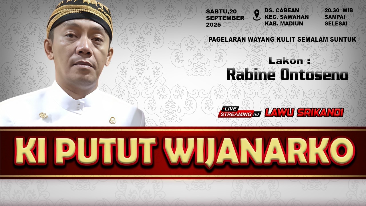 WAYANG KULIT KI PUTUT WIJANARKO 