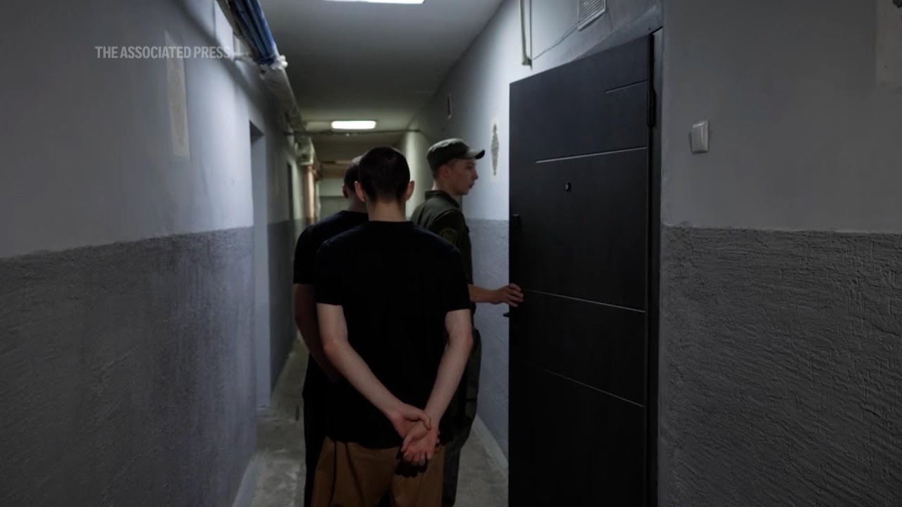 Ukraine offers rare look inside detention center housing Russian troops captured in battle