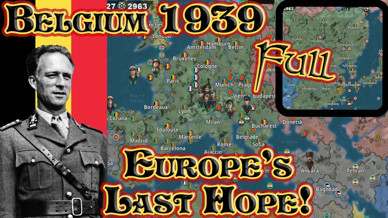 BELGIUM 1939 WORLD CONQUEST EUROPE'S LAST HOPE! World Conqueror 4