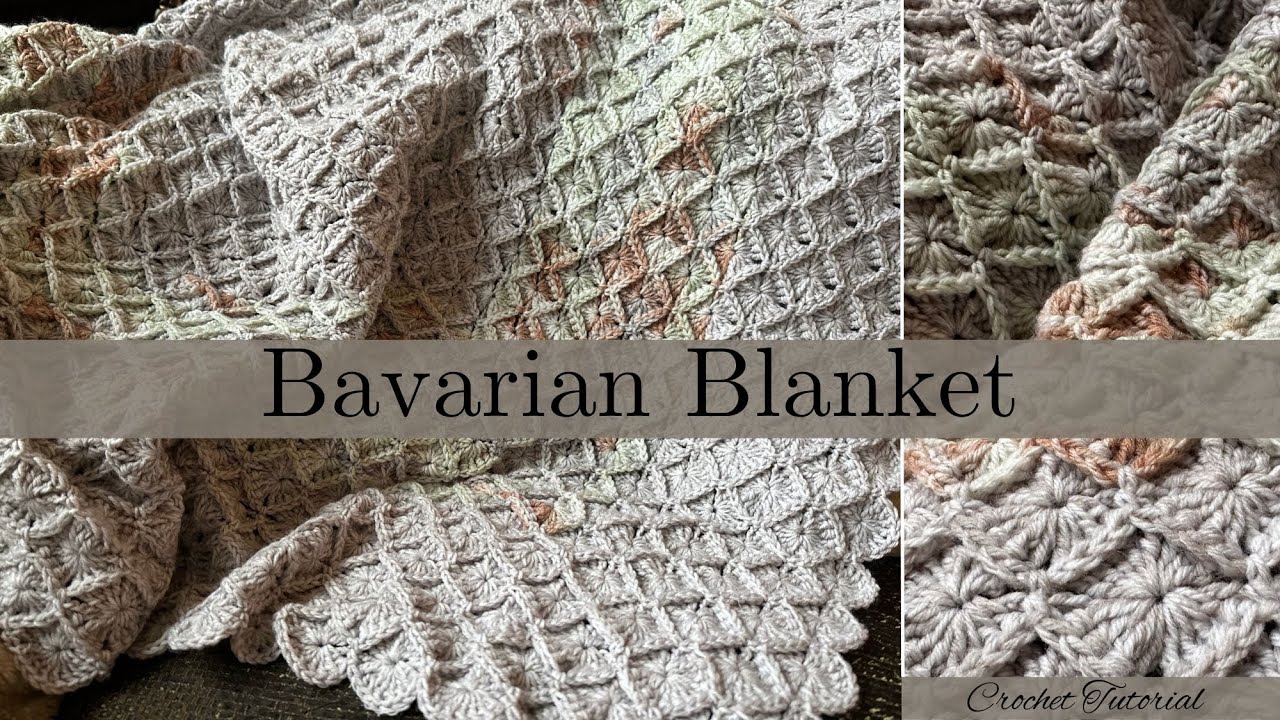 Crochet Bavarian Blanket | Intermediate Pattern
