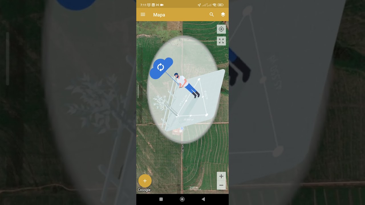 APP Fields Área Measure - Medindo Distância GPS