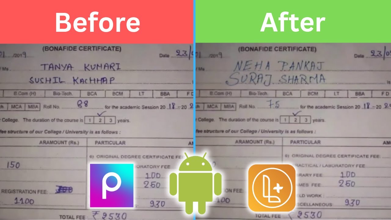 How To Edit Handwritten Text In Image Change or Replace - Picart Pro Tutorial