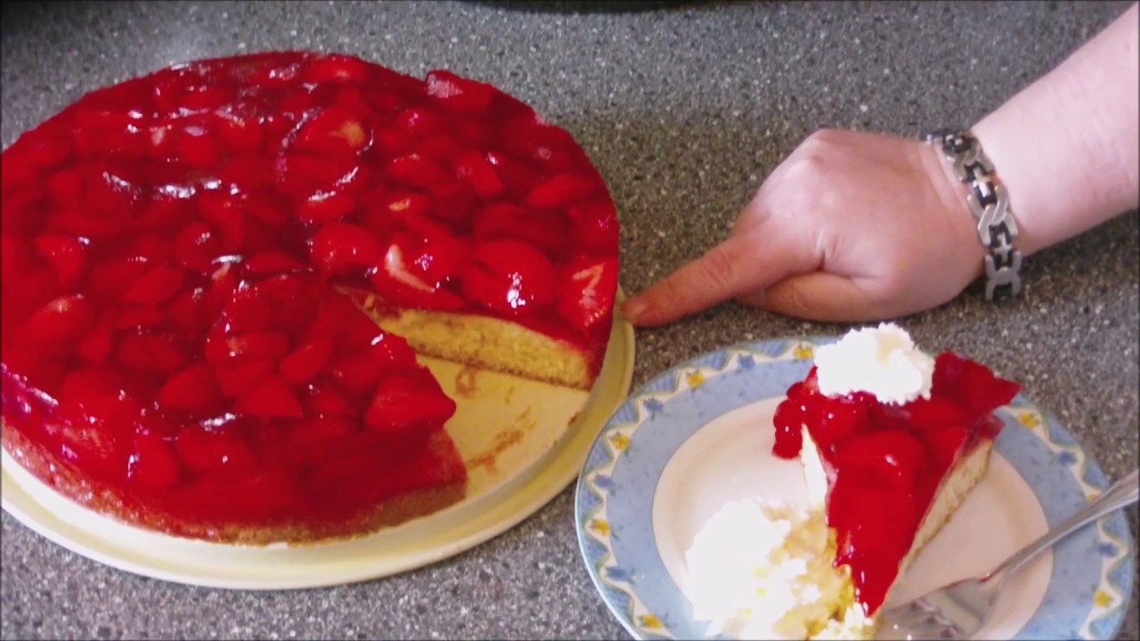 Der schnellste und einfachste Erdbeerkuchen der Welt - Tortenboden selbst backen