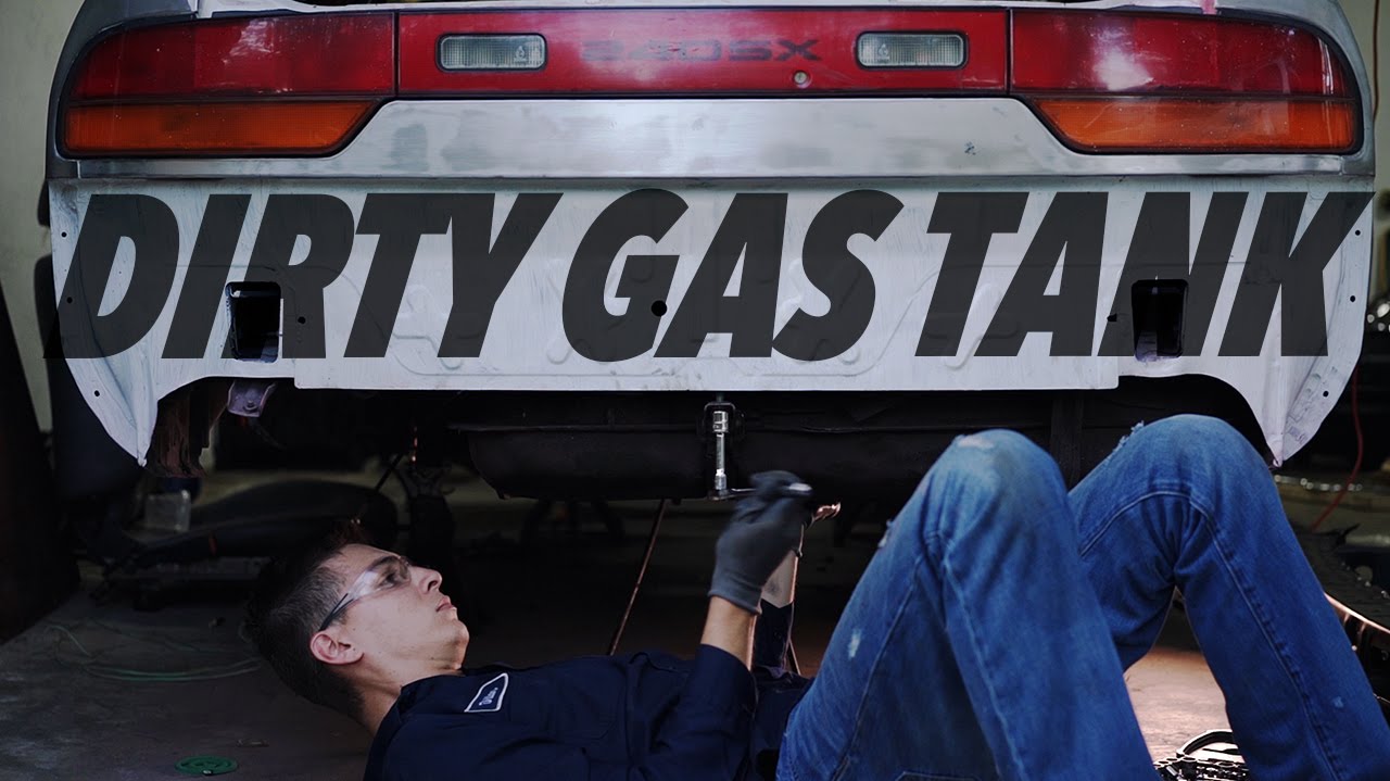 18. REMOVING THE GAS TANK  - RB25DET 240SX BUILD