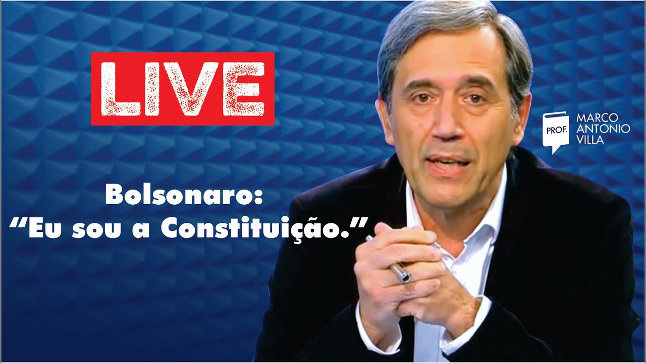 Live: Bolsonaro “Eu sou a Constituição.” 20/04/20