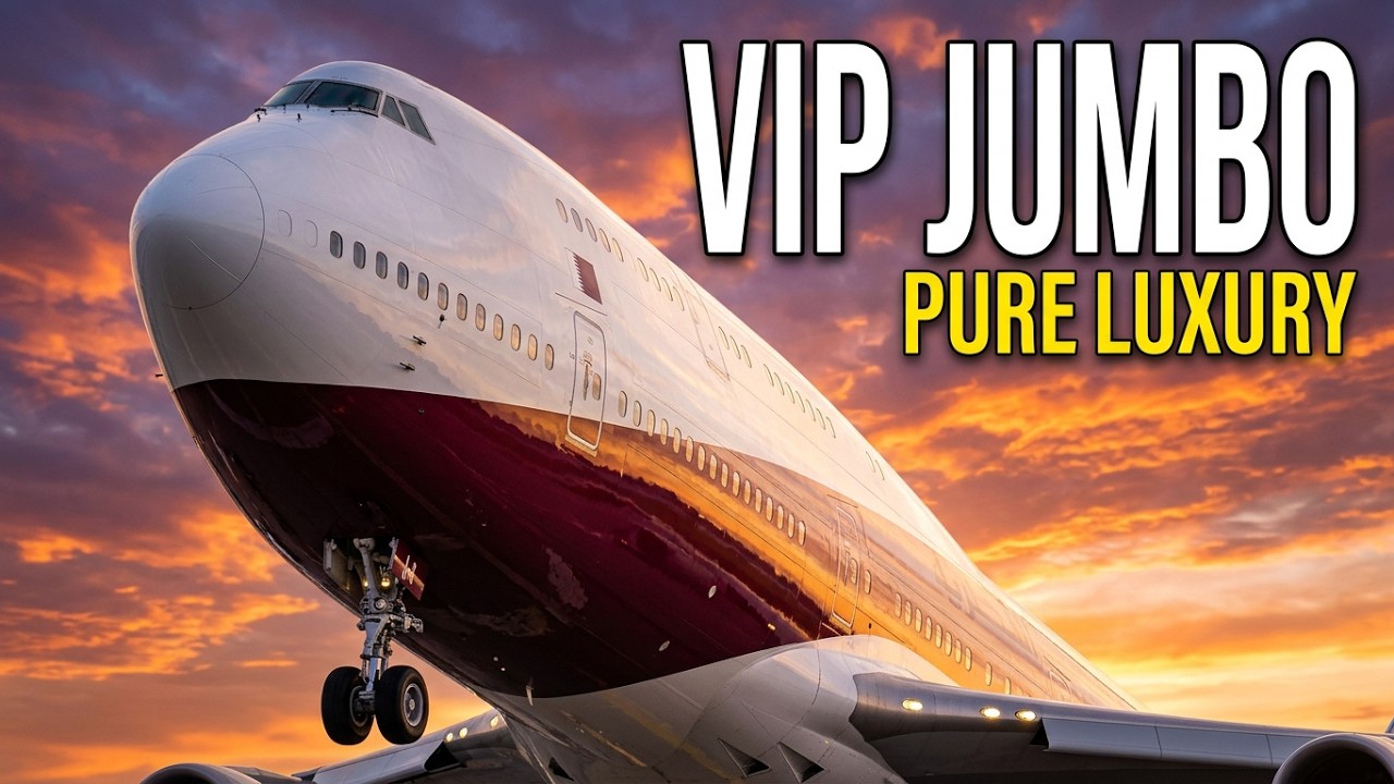 SUPER CLOSE UP QATAR VIP Boeing 747 Departure!