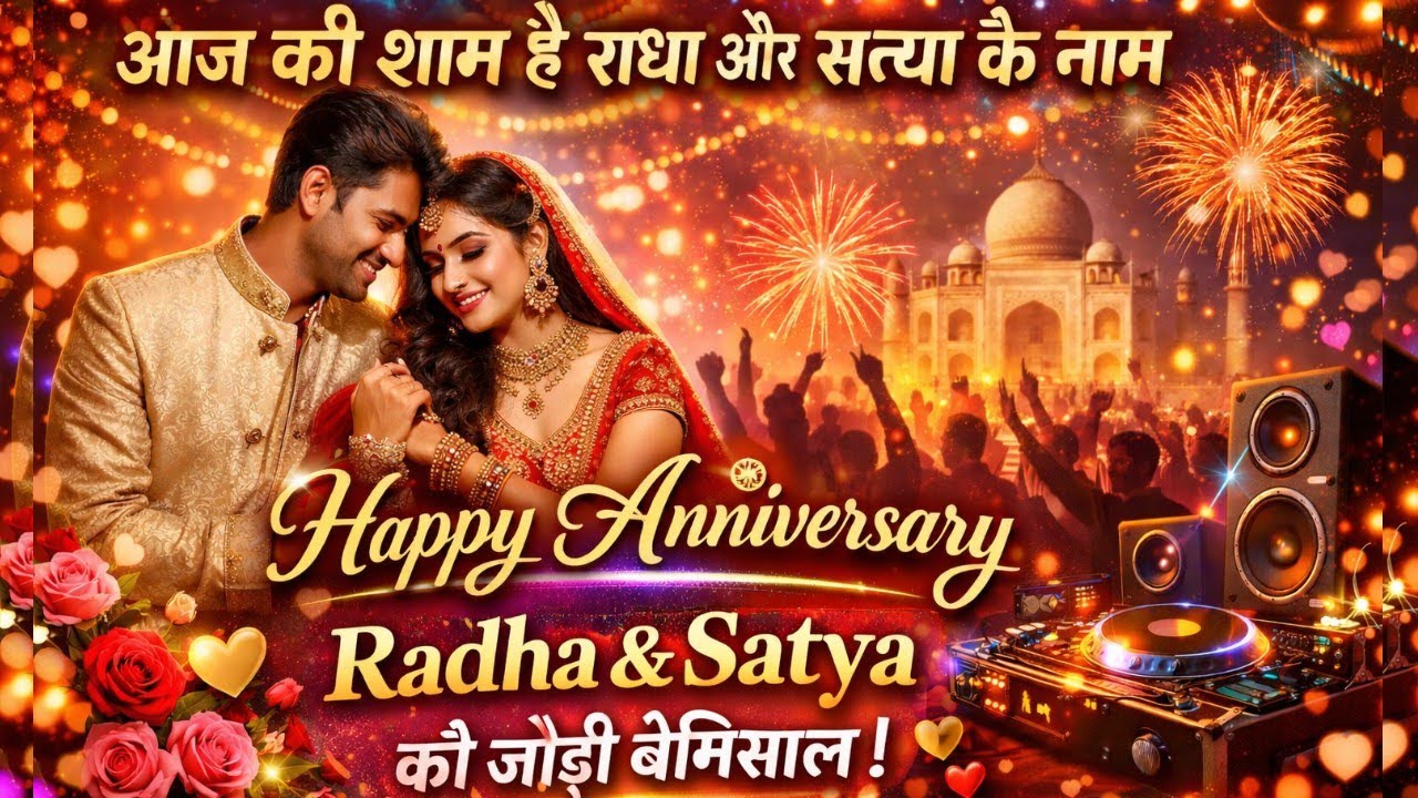 Radha Satya Anniversary Song 💖 | Wedding Anniversary Celebration | Official Song