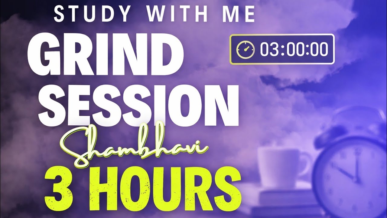 DAY 7 | STUDY WITH ME (LIVE) | MORNING SESSION