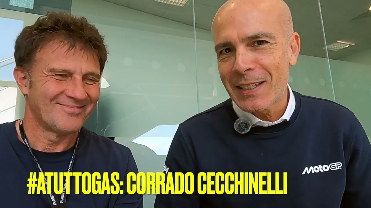 Corrado Cecchinelli spiega la tecnica della MotoGP