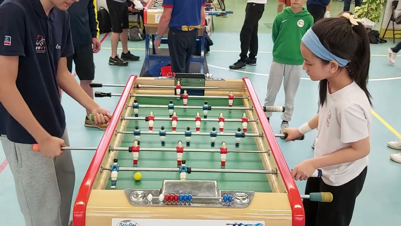 BABY-FOOT Champion de France 2024 U19 SZEZAMIEL  VS Championne de France 2024 U13 NGUYEN
