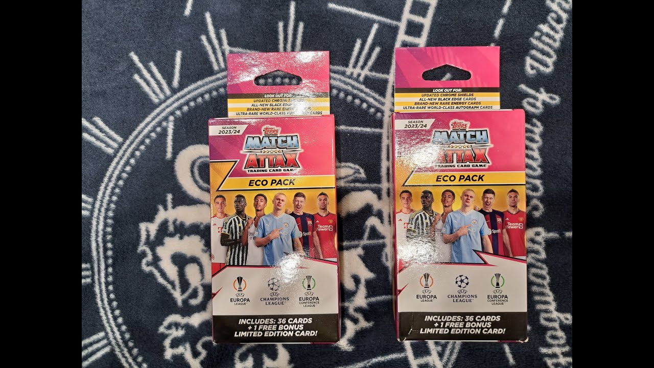 HIT!! NOWOŚĆ! TOPPS MATCH ATTAX 23/24 - UNBOXING DWÓCH ECO PACKÓW - SZOK! MEGA TRAFY! JAKIE LIMITKI?