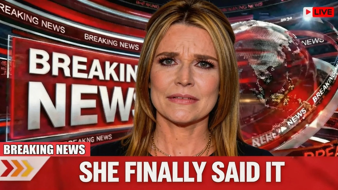 Savannah Guthrie Just Revealed What No One Expected – Fans Are in Tears